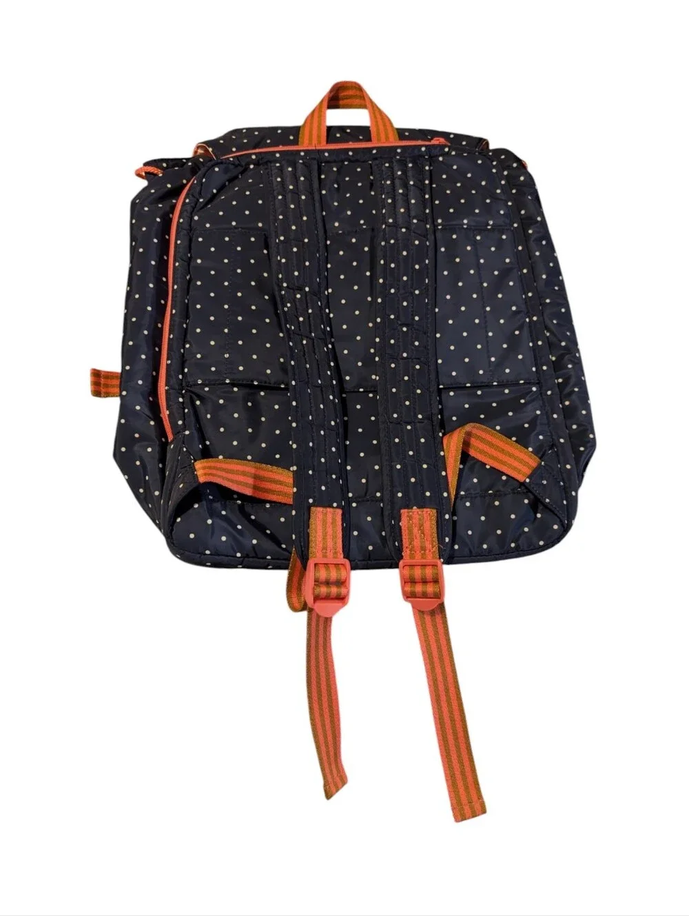 Matilda Jane Backpack Book Bag 435 Blue Polka Dots Striped